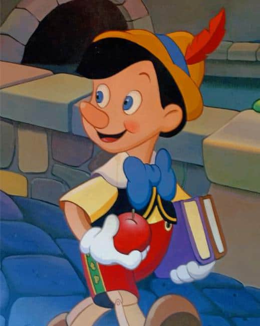 Pinocchio Character paint by numbers
