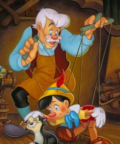 Pinocchio Disney paint by numbers