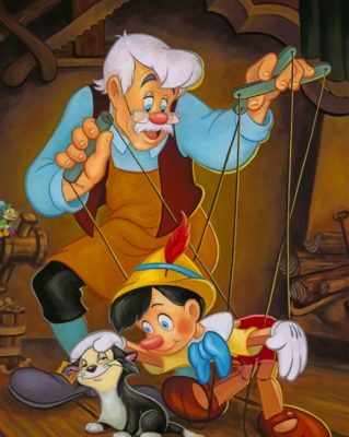 Pinocchio Disney paint by numbers