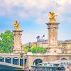 Pont Alexander III Paris France painting by numbers