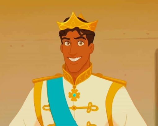 Prince Naveen Disney paint by numbers