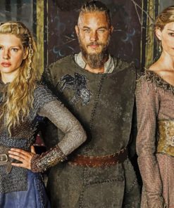 Ragnar Aslaug And Lagertha paint by number