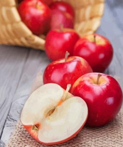 Red Apples paint by numbers