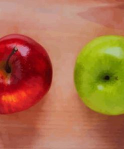 Red Green Apples paint by numbers