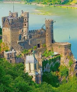 Rheinstein Castle Germany paint by numbers