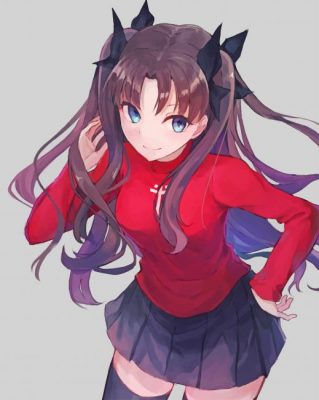 Rim Tohsaka paint by numbers