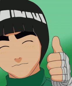 Rock Lee paint by numbers