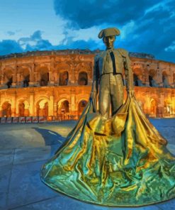 Rome Amphitheatre Of Nîmes paint by number