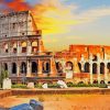 Rome Italy Colosseum paint by number