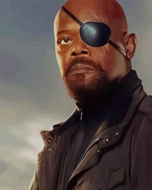 Samuel L. Jackson Spider Man paint by numbers