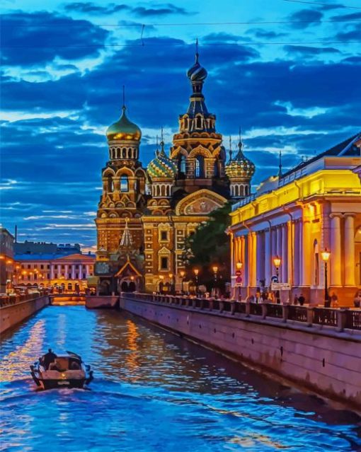 Savior On the Spilled Blood Russia paint by numbers