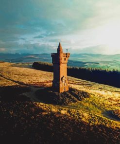 Scottish Castle Monument paint by numbers