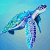 Sea Turtle paint by numbers