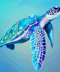 Sea Turtle paint by numbers