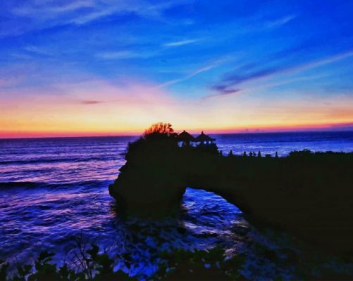 Seascape night paint by number