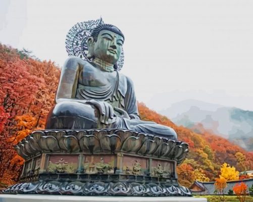 Seoraksan National Park South korea paint by number