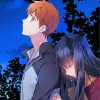 Shirou Emiya and Rin Tohsaka paint by numbers