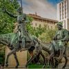 Spain Madrid Monument Don Quixote paint by number