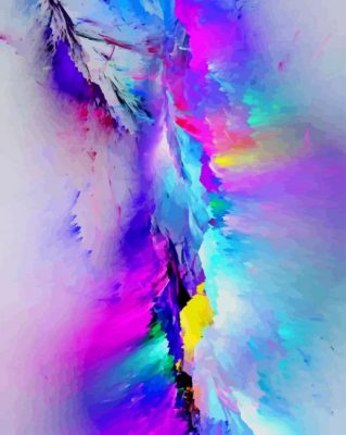 Splash colors art paint by numbers