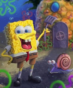 Spongebob Squarepants paint by number