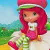 Strawberry Shortcake paint by numbers