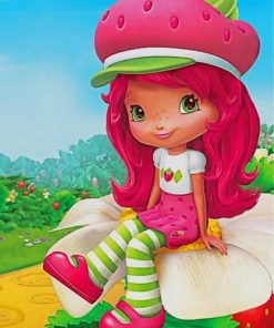 Strawberry Shortcake paint by numbers