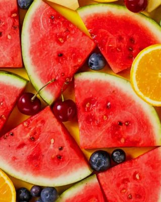 Summer Fruits paint by numbers