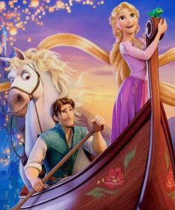 Tangled Disney paint by numbers