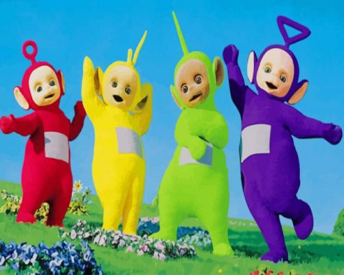Teletubbies paint by numbers