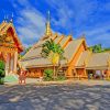 Thailand Wat Maha Wanaram paint by number