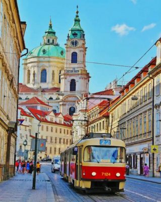 The Church of Saint Nicholas paint by numbers