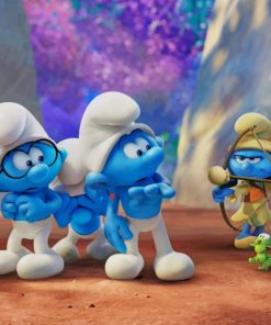 The Smurfs paint by numbers