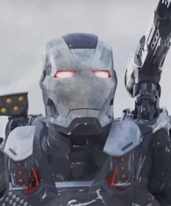 War Machine Marvel paint by numbers