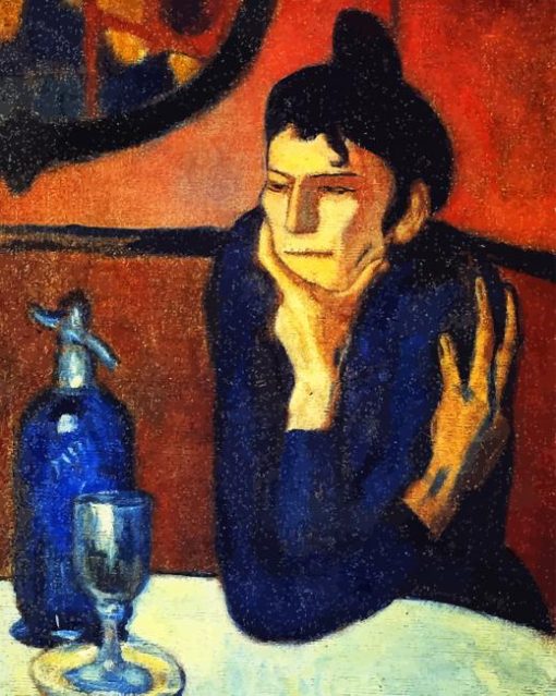 Absinthe Drinker Picasso paint by numbers