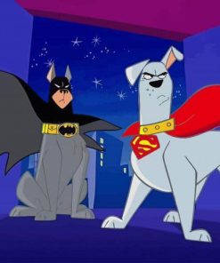 Ace Krypto The Superdog paint by number