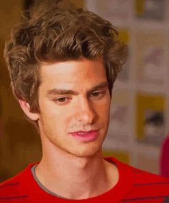 Actor Andrew Garfield paint by numbers