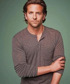 Actor Bradley Cooper paint by number