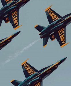 U.S Navy Air Show paint by numbers