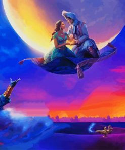 Aladdin Movie paint by number