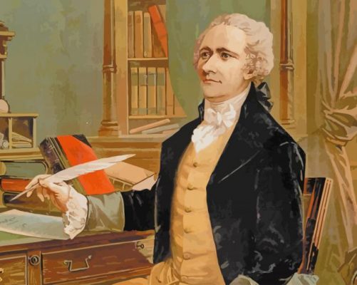 Alexander Hamilton paint by number