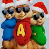 Alvin and The Chipmunks paint by numbers