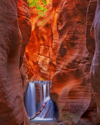 amazing view in Arches national park paint by numbers