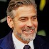 American Actor George Clooney Paint By Numbers