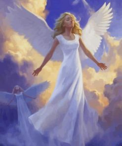 Angel in Heaven paint by numbers