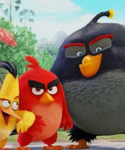 Angry Birds Movie paint by number