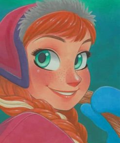 Anna Frozen paint by numbers