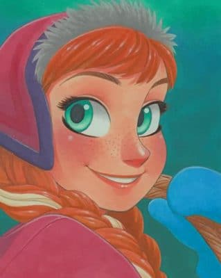 Anna Frozen paint by numbers