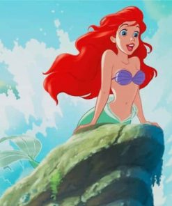 Ariel Disney Princess paint By numbers