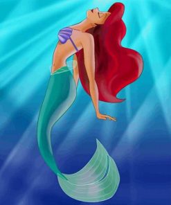 Ariel Princess Mermaid paint by numbers