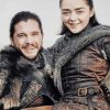 Arya and Jon Snow paint by numbers